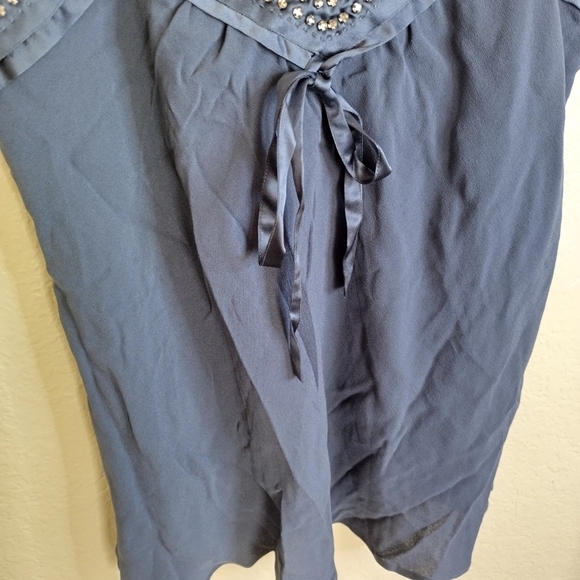 NWT Stella McCartney for H&M 100% Silk Sparkle Y2K tank Top sz 36/S - Picture 3 of 7